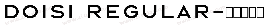 doisi regular字体转换